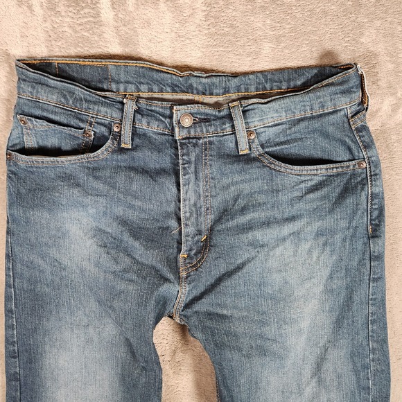 Levi's 505 Jeans Men's 33X30 Blue Straight Regular Fit - Picture 5 of 16